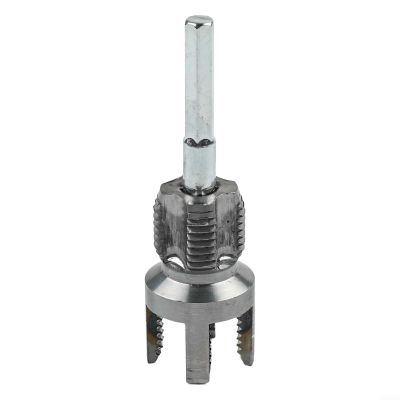 PPR Water Pipe Tool, Internal and External Thread Opener for Plumbing Thread Repair and Restoration, 4 Point and 6 Point Thread Tool Kit for DIY Plumbing Maintenance and Water Pipe InsA