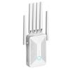 WiFi Extender Signal Booster for Home with 6 Antennas, Stable & Powerful Coverage Up to 9800 Sq.ft for 64 Devices, Internet Booster, WiFi Repeater & Wireless Access Point, Easy Setup, Ethernet Port view 1
