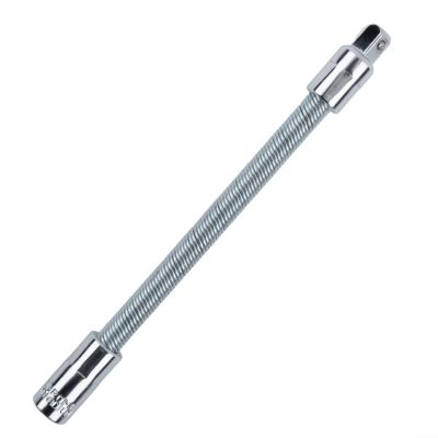 Flexible Socket Extension Rod Adapter /4 Inch 3/8 Inch /2 Inch, 90 Degree Bend Elastic Spring Shaft for Tight Spaces, Socket Wrench Extension Bar Compatible with Ratchet Wrench, for D45661
