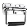 304 Stainless Steel Spring Loaded Handle with Rubber Grip for Speaker Box, Cabinet, Guitar Amp - Heavy Duty Carry Handle, 100mm/120mm/140mm(100mm) view 1