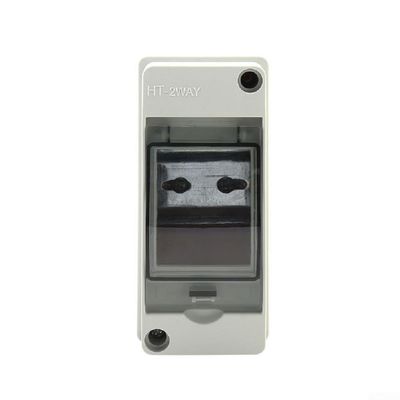 HT Series Outdoor Distribution Box IP65 Rated Junction Box for MCB Switch Enclosure with Transparent Cover Weatherproof Circuit Breaker Box Wall Mount Plastic Electrical Enclos