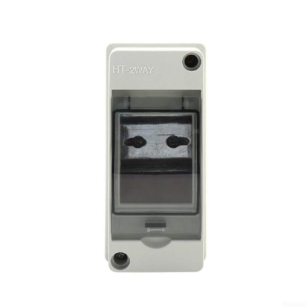 HT Series Outdoor Distribution Box IP65 Rated Junction Box for MCB Switch Enclosure with Transparent Cover Weatherproof Circuit Breaker Box Wall Mount Plastic Electrical Enclos