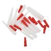 12 Pack Resealable Nozzles for Silicone Sealant, Standard Fit Caulking Tips, Reusable Caulk Nozzle Set, Wall Sealant Application Nozzle, Floor Tile Caulking Tip, Replacement Cap Accessories fo view 2