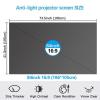 4K Metal Lightproof Foldable Portable Movie Screen, Anti Light Projector Screen 16:9 with Ease of Installation, High Gain Wide Angle for Indoor Outdoor Use, Clear Picture (84 inch(186cm*105cm)) view 2