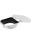 Camera Lens Hood, LH-OM45-W Metal Square Lens Hood with Cap, Compatible for Olympus M.ZUIKO Digital 45mm F1.8 Silver Bayonet Shade,for Parts view 1