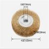 1pc Wire Wheel Brush 4" 6" Hole 10mm 16mm Flat Type for Bench Grinder Polishing Abrasive Tool for Metal Derust Wood Deburring(125x16) view 2