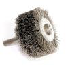 2" inch Wide Face Wire Wheel Conflex Brush for Drill Round Shank Steel Crimped Wire 2" Diameter 0.0118" Wire Diameter 1/4" Shank(1pc) view 1