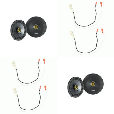 KICKER CSC (2 Pair) 6.5" w/Toyota 1987-Up Speaker Harness - Pair