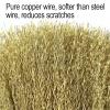 1pc 2inch/3" Staniless Steel Brass Wire Wheel Brush Cup Brush for Drill Shank 1/4" for Polishing(1PC Brass 47) view 4