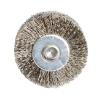 2" inch Wide Face Wire Wheel Conflex Brush for Drill Round Shank Steel Crimped Wire 2" Diameter 0.0118" Wire Diameter 1/4" Shank(5pcs) view 4