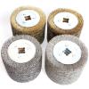 1 Piece Stainless Steel Wire Brush Wheel Wood Open Paint Polishing Deburring Wheel for Electric Striping Machine(Steel 0.15) view 1