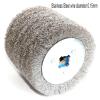 1 Piece Stainless Steel Wire Brush Wheel Wood Open Paint Polishing Deburring Wheel for Electric Striping Machine(Steel 0.15) view 4