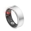 dyuanetec Ring D2 Smart Ring, Fitness/Sleep Tracker, Step Counting, Titanium IP68 Waterproof (Silver, 7) view 2