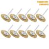 10Pcs Accessories 22mm Steel Rotary Brush Wire Wheel Brushes for Grinder Rotary Tool for Mini Drill Polishing view 2