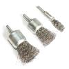 6pcs 1inch 10mm/16mm 1 Stainless Steel Wire Wheel End Brush for Drill Shank 1/4" for Removing Paint Derust and Cleaning(16mm) view 3