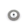 0.15/0.3mm Stainless Steel Wire Wheel Brush 3"-10" Flat Type for Bench Grinder Polishing Abrasive Tool Metal Wood Deburring(72mmx6mm 1PC,Wire diameter0.15mm) view 4