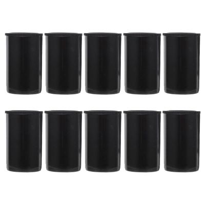 Xuanqiu Film Canisters With Caps 70Pcs Film Box Empty Canisters with Caps Camera Black Small Plastic Containers Storage Case