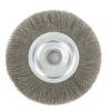 5inch Crimped Stainless Steel Wire Wheel Brush Bench Grinder Abrasive Tool 16mm Hole for Deburring Rust Cleaning Polishing view 1