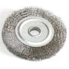 0.15mm Stainless Steel Wire Wheel Brush 3"-10" Flat Type for Bench Grinder Polishing Abrasive Tool Metal Derust Wood Deburring(200mmx32mm 1pc) view 3