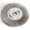 0.15mm Stainless Steel Wire Wheel Brush 3"-10" Flat Type for Bench Grinder Polishing Abrasive Tool Metal Derust Wood Deburring(200mmx32mm 1pc) view 4