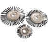 1pc 4 inch5 6" 7" Torsion Steel Flat Wire Wheel Brush Knotted Twist Crimped Wire Wheel Brush for Angle Grinder(125mmX22mm) view 1