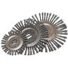 1pc 4 inch5 6" 7" Torsion Steel Flat Wire Wheel Brush Knotted Twist Crimped Wire Wheel Brush for Angle Grinder(125mmX22mm) view 4
