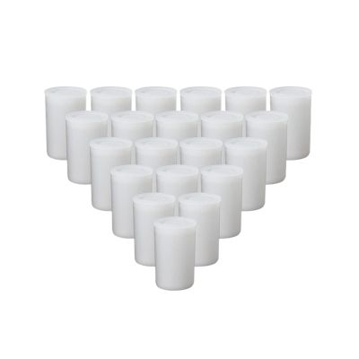 Suojim Film Canisters With Caps 80pcs Plastic Empty Film Canister Camera Reel Container Storage Case Can For Accessories Art(White)