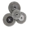 0.15/0.3mm Stainless Steel Wire Wheel Brush 3"-10" Flat Type for Bench Grinder Polishing Abrasive Tool Metal Wood Deburring(250mmx25mm 1PC,Wire diameter0.15mm) view 1