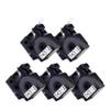 5 Pack 24mm Tape for D1 Label Tape 53713 53716 53717 53718 53719 Printing Ribbon Compatible with LabelManager 400 450(5PK Black on White) view 1