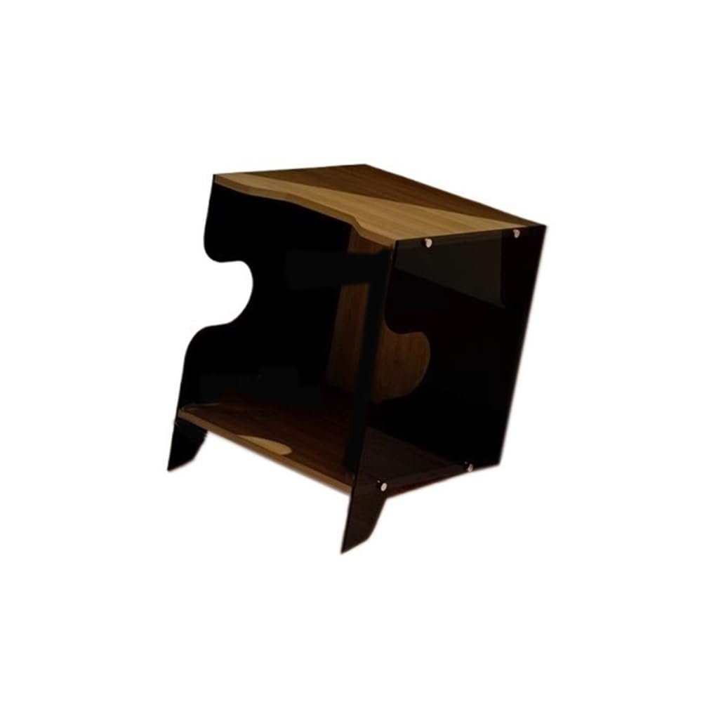 AHUCPLKN Cd Rack Desktop Vinyl Record Display Stand Acrylic CD Disc Storage Box