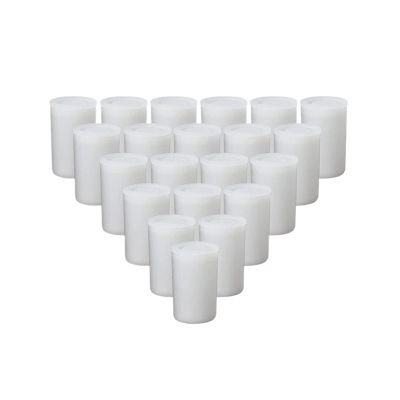 Suojim Film Canisters With Caps 70pcs Plastic Empty Bottle Film Cans Canisters Containers(White)
