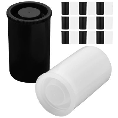 Suojim Film Canisters With Caps 80Pcs Empty Film Canisters Reusable Plastic Storage Jars With Lids Camera Case For Films Instant Photography