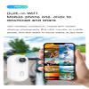 Winnes 4K Mini Body Camera Action Body Cam Thumb Sports Camera Hands Free Waterproof 30M POV Video Recording Wearable with Necklace,Magnetic Clip,Helmet Cam for Cycling,Ski,Motorcycle,Pets(White) view 3
