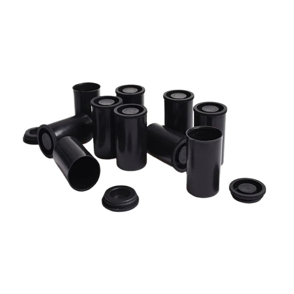 Suojim Film Canisters With Caps 90pcs Empty Bottles Film Cans Containers Storage Boxes Paint(Transparent)