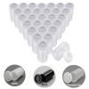 Suojim Film Canisters With Caps 90pcs Empty Bottles Film Cans Containers Storage Boxes Paint(Transparent) view 2