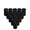Suojim Film Canisters With Caps 80pcs Plastic Empty Film Canister Camera Reel Container Storage Case Can For Accessories Art(Black) view 1