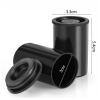 Suojim Film Canisters With Caps 80pcs Plastic Empty Film Canister Camera Reel Container Storage Case Can For Accessories Art(Black) view 4