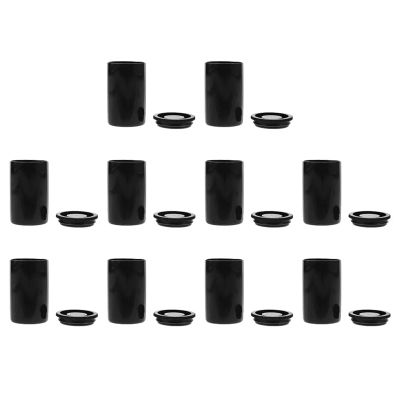 Suojim Film Canisters With Caps 80pcs Canister Black Plastic Protective Film Case For Camera Storage With Lid Small Container Organizer