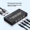 4-Port USB Synchronizer - KVM Switch/Distributor, Keyboard Mouse Shared Display Synchronization Controller, for Game Tudios, Security/Stock Market Surveillance, Offices view 3