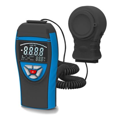 Light Meter, T99C-1-400,000 Lux Range Digital Illuminance Meter, Portable Design Photometers Tester for Plant Growth Light Monitoring,Light Meter Photography