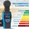 Light Meter, T99C-1-400,000 Lux Range Digital Illuminance Meter, Portable Design Photometers Tester for Plant Growth Light Monitoring,Light Meter Photography view 3