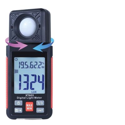 Light Meter, Tester XT603 Digital Light Meter Lux 200,000 Photometer Illuminometers with Ambient Illuminance,Light Meter Photography