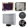 210D Home Desktop Computer Monitor Tablets Flat Screen Cover Monitor Case Dust Cover PC TV Laptop Protectors Soft Lining(Silver,71x35cm) view 3