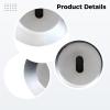 Tressify 5 Pcs Anti-Theft Laptop Lock, Zinc Alloy Adhesive Security Plate, 1.3 In For Tablets & Notebooks, Easy Install, Silver view 2