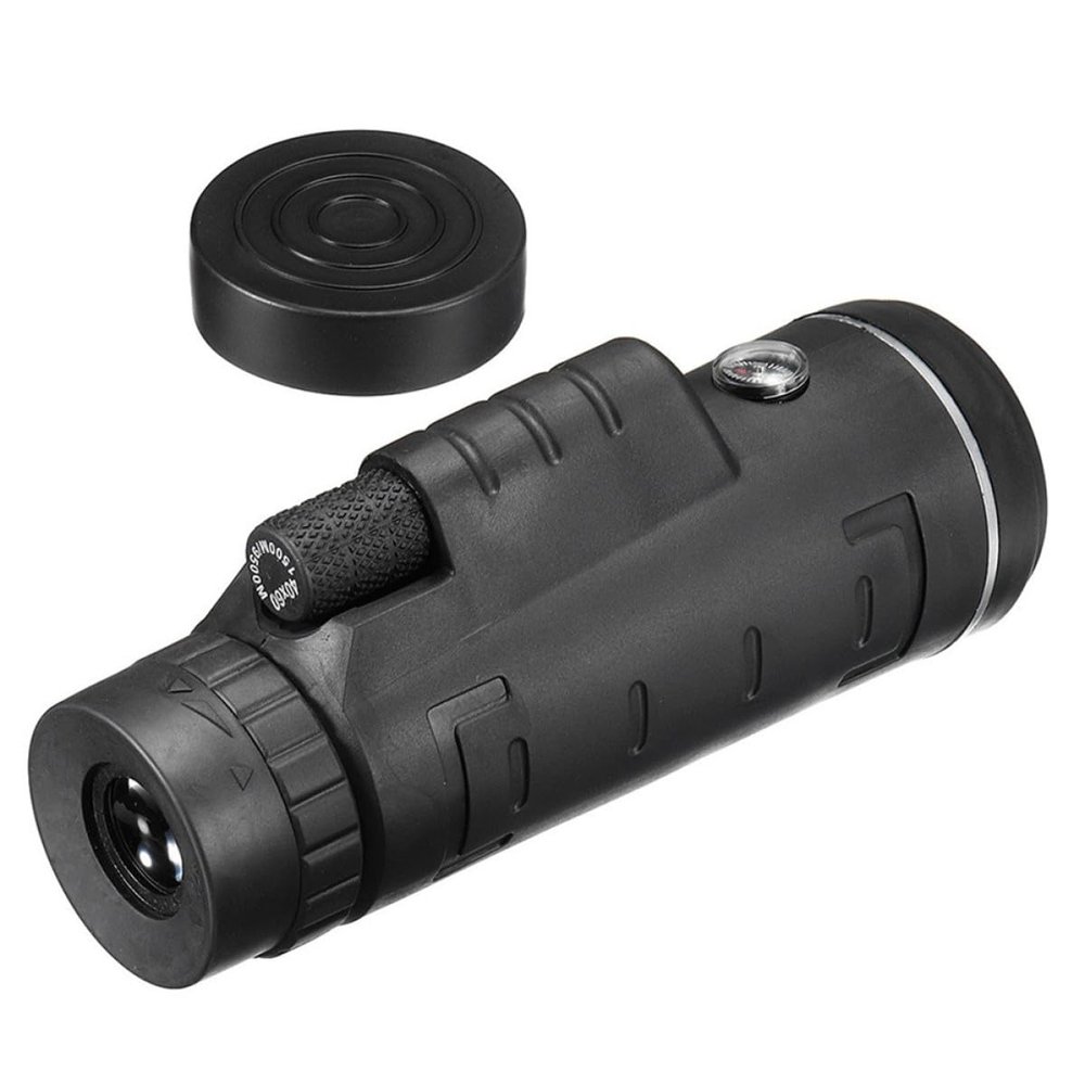 DECHOUS 40x60 High Definition Monocular Telescope with Phone Mount, Outdoor Portable Viewing Telescope for Bird Watching and Camping, Includes Lens Cloth and Carrying Pouch