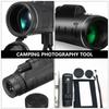 DECHOUS 40x60 High Definition Monocular Telescope with Phone Mount, Outdoor Portable Viewing Telescope for Bird Watching and Camping, Includes Lens Cloth and Carrying Pouch view 4