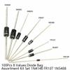1N4148 Diode Assortment Kit with IN5408, FR107, IN4007, IN5819, IN5399, FR207, IN5822 - DO-41 Rectifier Set for Prototyping, DIY, and Repair (100 Pcs) view 4