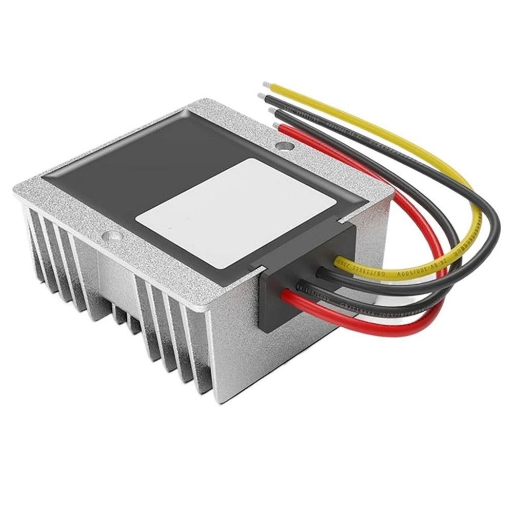 1pcs car 10-36V to 12V13.8V/15V/19V20V/24V Voltage Regulator DC to DC Buck-Boost Power Supply Regulator Module 20AWaterproof(OUTPUT5A,12V)