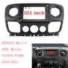 10.1'' Car Dash Radio Stereo Frame Fascia Bezel for Nissan NV400 Renault Master Opel Movano 2010~2021 Mount Trim Panel view 2