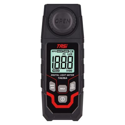 Light Meter, TA636A Digital Lux Meter Handheld Luxmeter Professional Luxometer 200000LUX 20000FC Illuminometer Photometer Light,Light Meter Photography